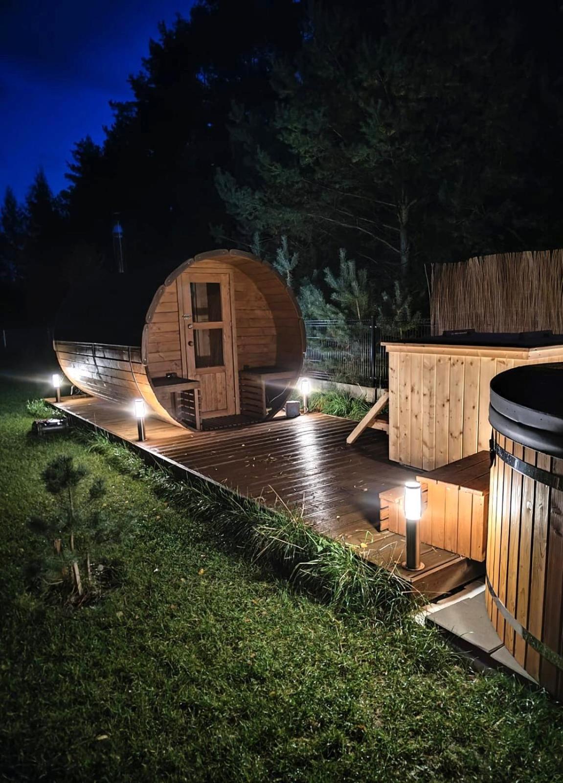 Trzy Jeziora Z Zewnetrznym - Sauna, Balia Do Schladzania I Jacuzzi Holiday home